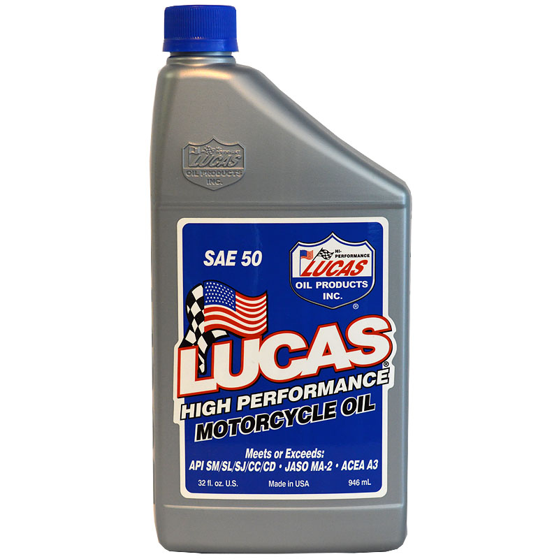 LUCAS HIGH PERFORMANCE MOTORCYCLE OILS SAE 50W