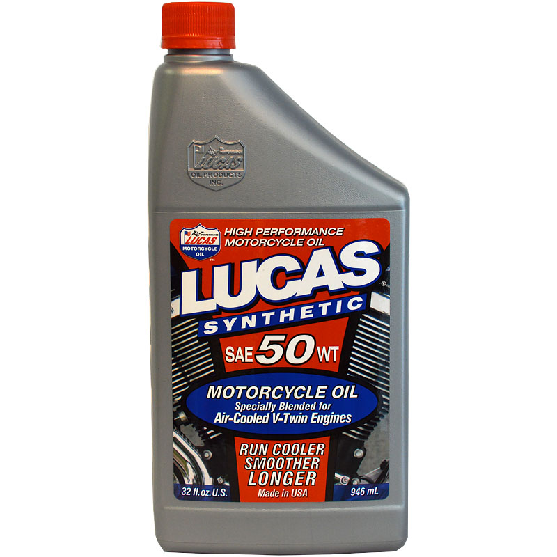 LUCAS HIGH PERFORMANCE MOTORCYCLE OILS SYNTHETIC SAE 50W