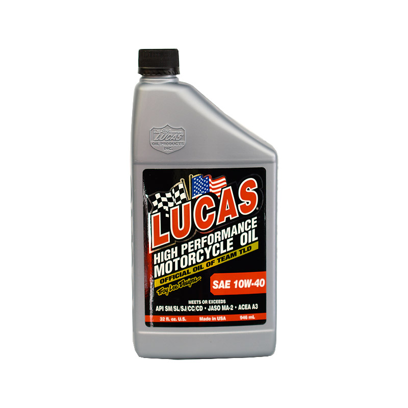 LUCAS HIGH PERFORMANCE MOTORCYCLE OILS SAE 10W-40